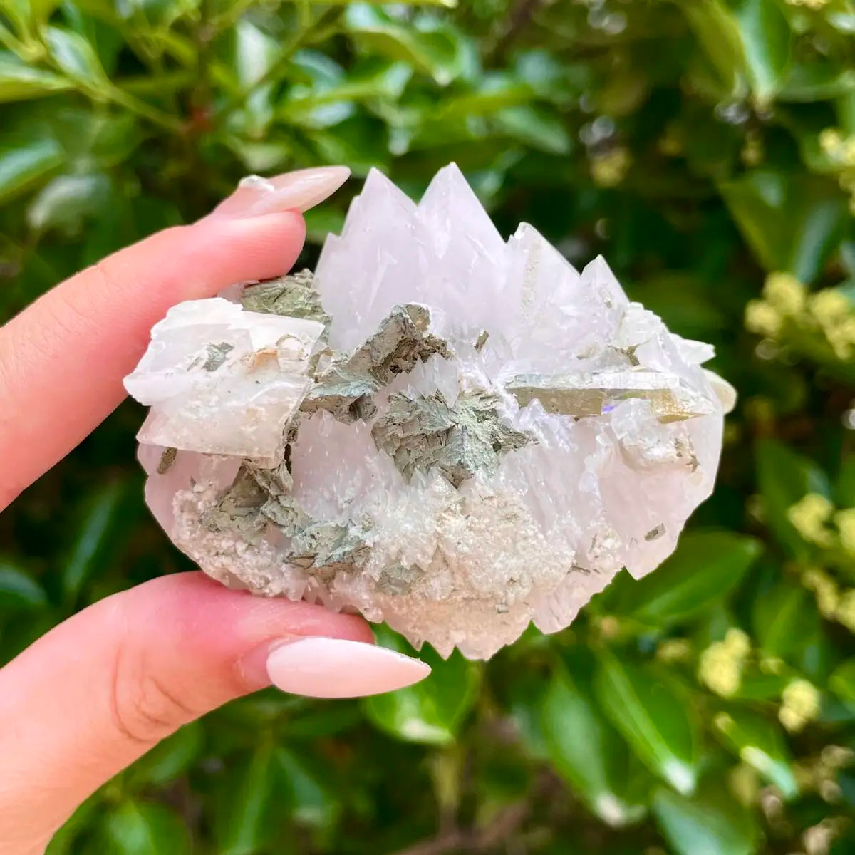 Yaogangxian Pink Calcite Foliated Crystal Cluster | Natural Pink Calcite Mineral Specimen | 120 g | 7*5.5*4 cm