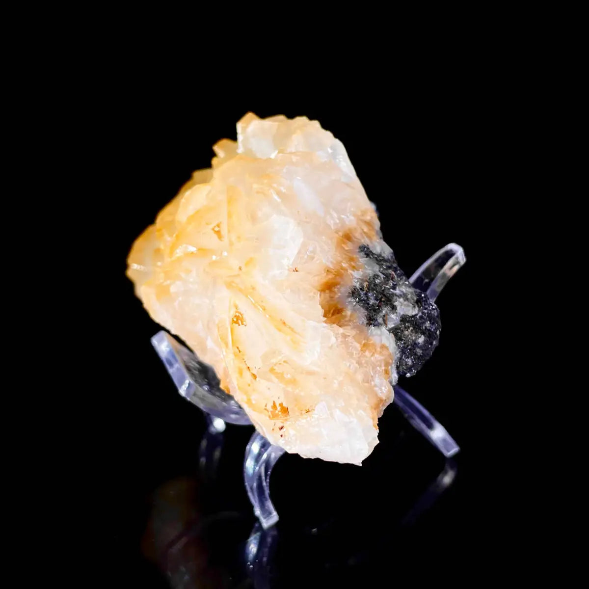 Platy Calcite Crystal Cluster | Natural Foliated Calcite Mineral Specimen | 230 g | 4*11*4.5 cm