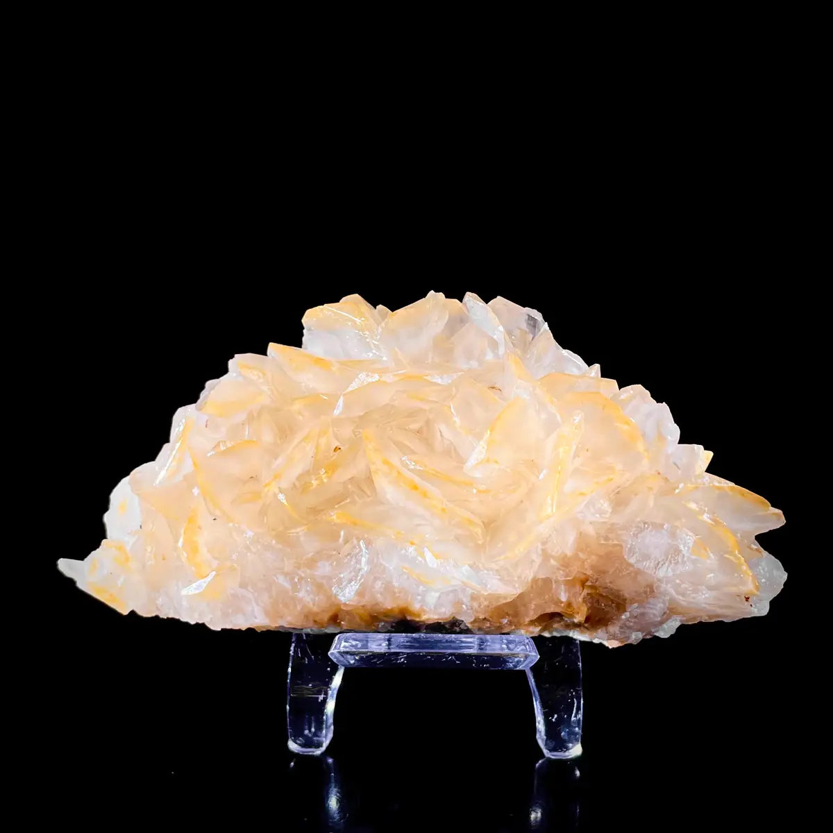Platy Calcite Crystal Cluster | Natural Foliated Calcite Mineral Specimen | 230 g | 4*11*4.5 cm
