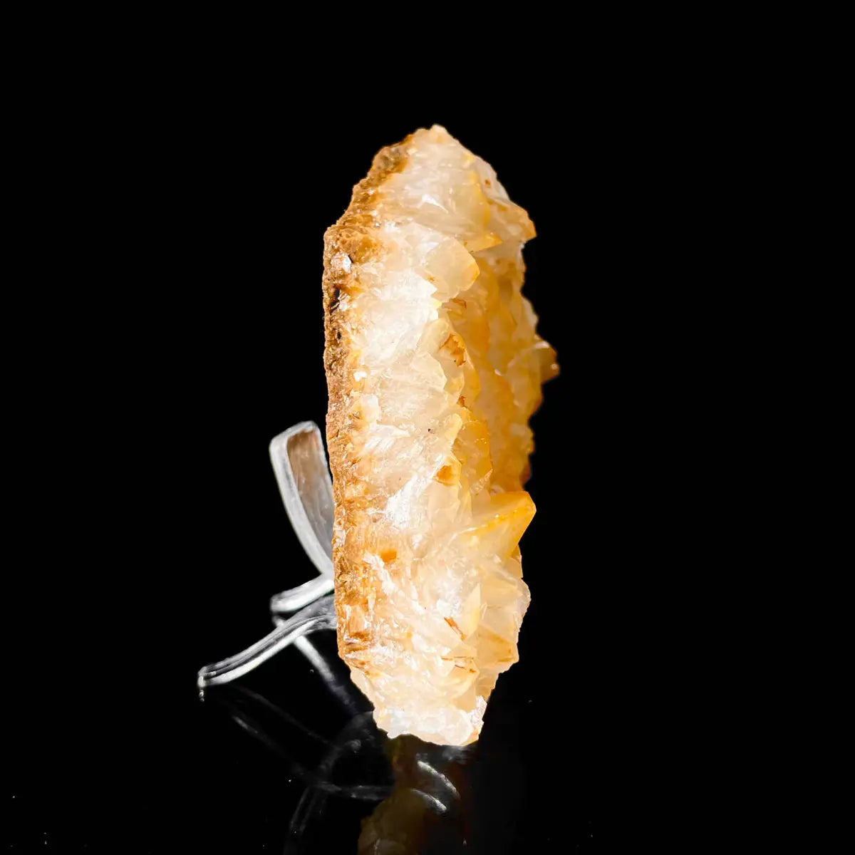 Platy Calcite Crystal Cluster | Natural Foliated Calcite Mineral Specimen | 430 g | 13.5*9.5*3.5 cm