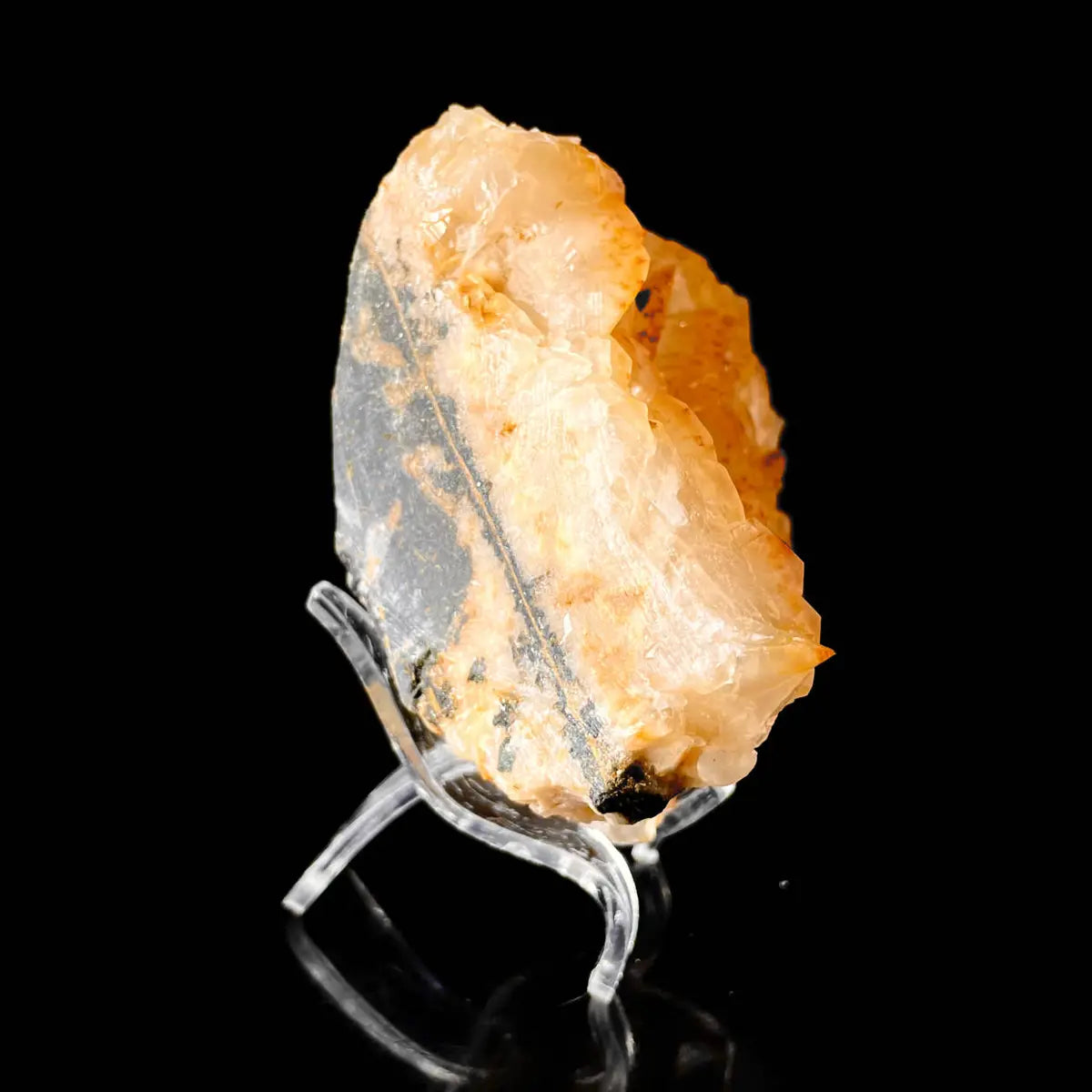 Platy Calcite Crystal Cluster | Natural Foliated Calcite Mineral Specimen | 440 g | 10*9*5 cm