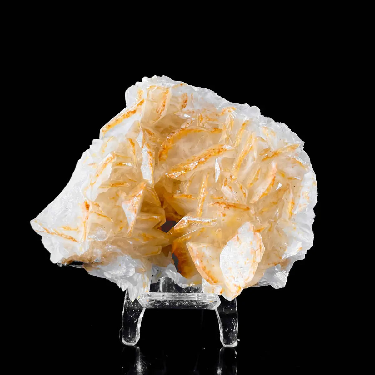 Platy Calcite Crystal Cluster | Natural Foliated Calcite Mineral Specimen | 440 g | 10*9*5 cm