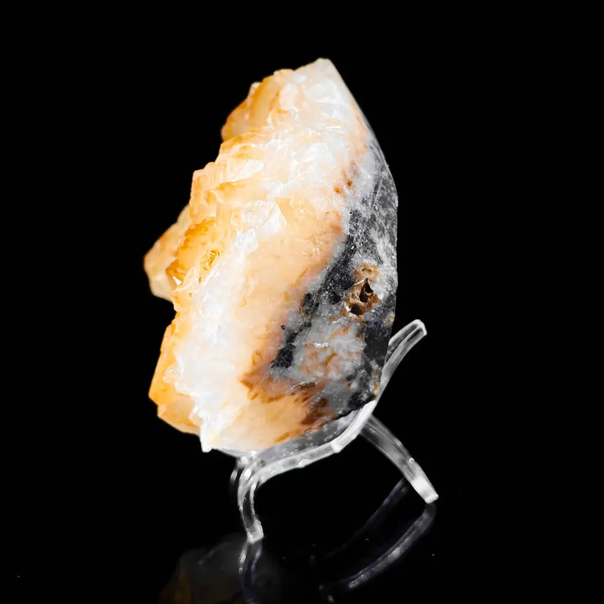 Platy Calcite Crystal Cluster | Natural Foliated Calcite Mineral Specimen | 440 g | 10*9*5 cm