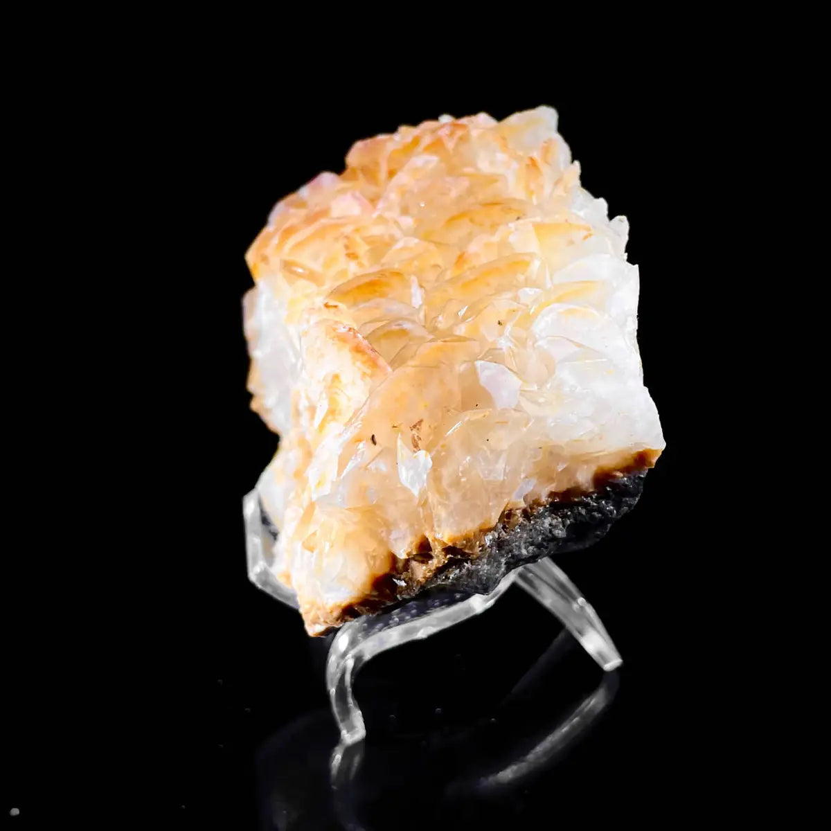 Platy Calcite Crystal Cluster | Natural Foliated Calcite Mineral Specimen | 340 g | 10.5*7*4 cm