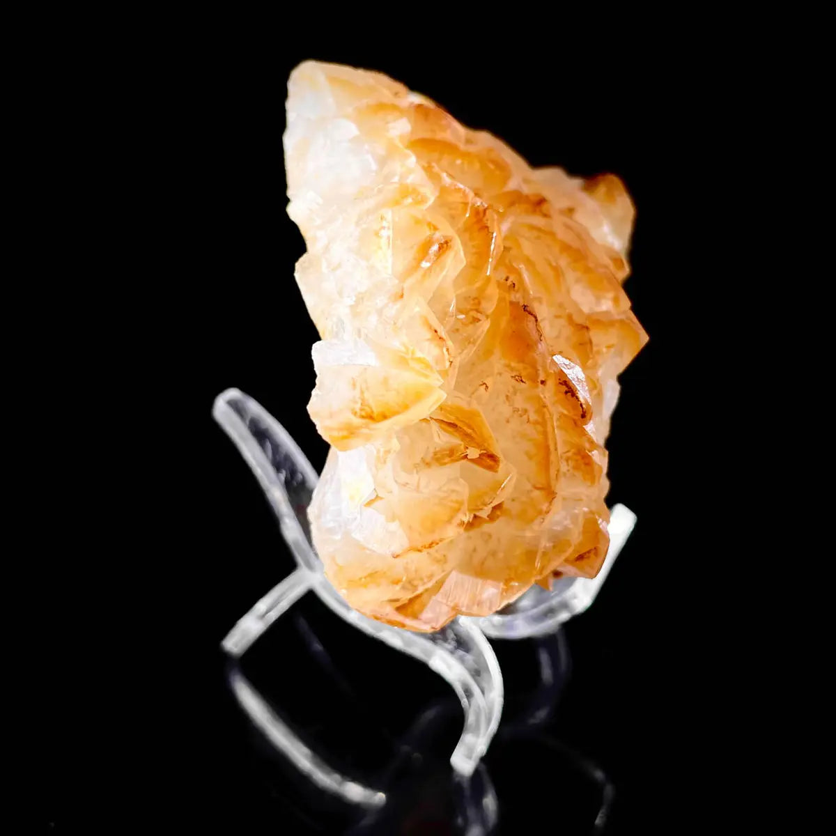 Platy Calcite Crystal Cluster | Natural Foliated Calcite Mineral Specimen | 340 g | 10.5*7*4 cm