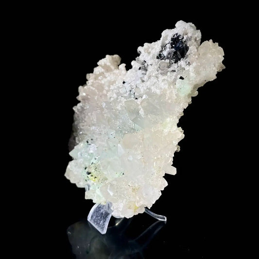 Calcite with Prehnite Association | Natural Mineral Specimen Display Piece | 800 g | 19*14.5*4 cm