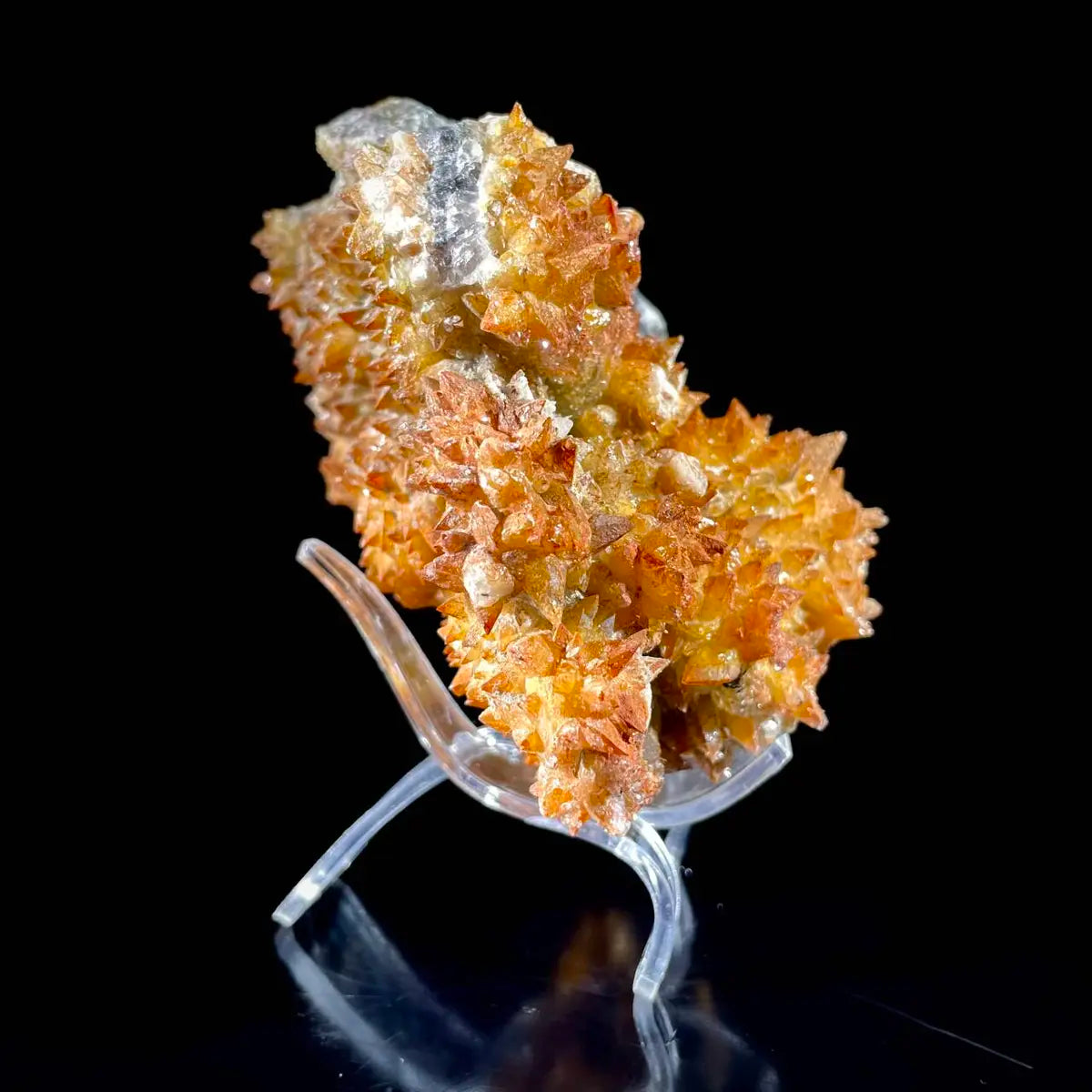 Natural Dogtooth Calcite with Selenite  on Matrix | Rare Mineral Association Specimen | Mineral Collection | 860 g | 7*13*10 cm