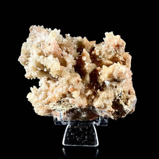 A940-Natural Dogtooth Calcite with Selenite  on Matrix | Rare Mineral Association Specimen | Mineral Collection | 420 g | 12*10*6 cm