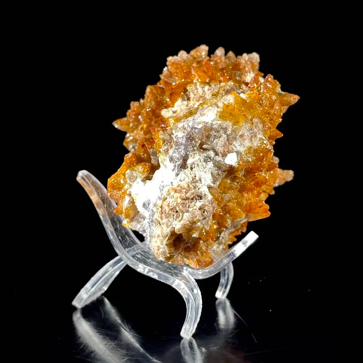 Natural Dogtooth Calcite with Selenite  on Matrix | Rare Mineral Association Specimen | Mineral Collection | 250 g | 9*6*6.5 cm