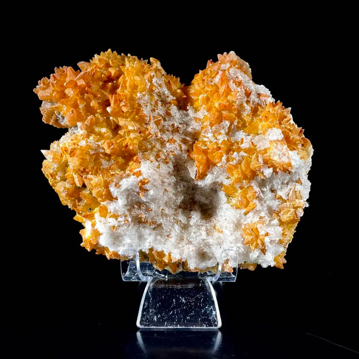 Natural Dogtooth Calcite with Selenite  on Matrix | Rare Mineral Association Specimen | Mineral Collection | 770 g | 14*12.5*6 cm