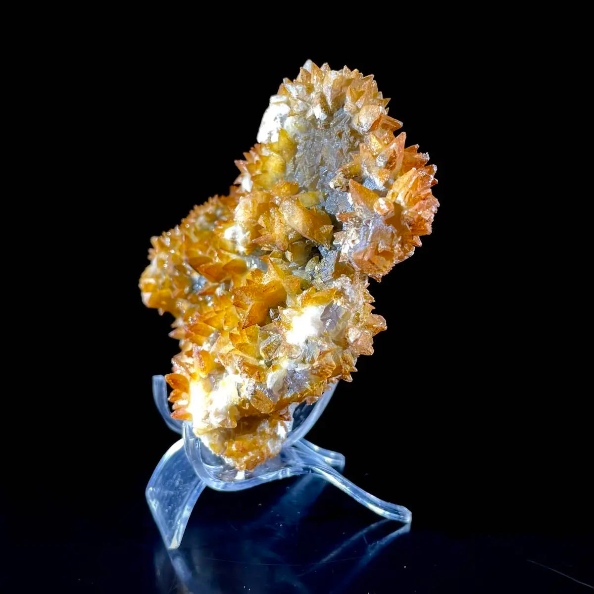 Natural Dogtooth Calcite with Selenite  on Matrix | Rare Mineral Association Specimen | Mineral Collection | 770 g | 14*12.5*6 cm