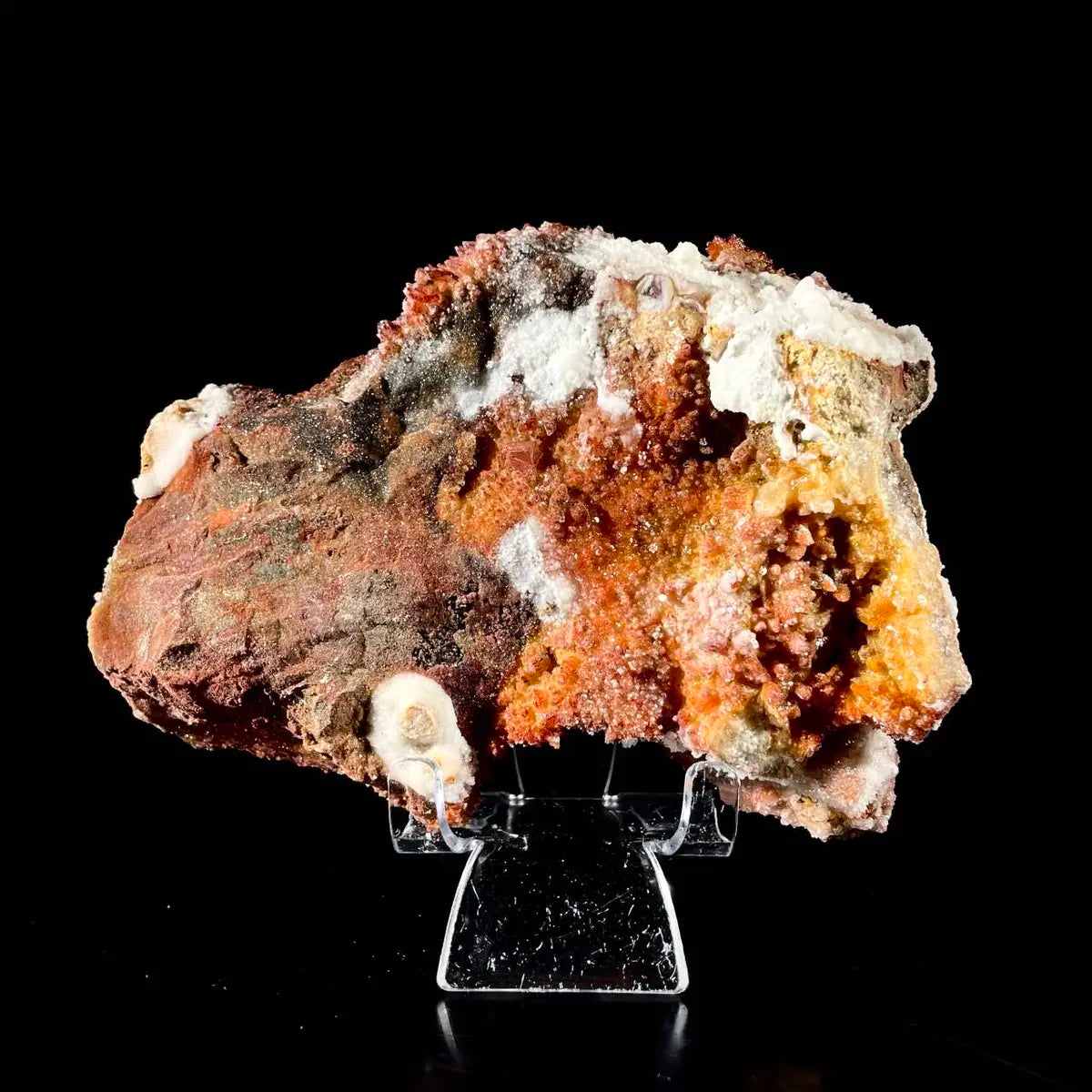 Natural Dogtooth Calcite with Selenite  on Matrix | Rare Mineral Association Specimen | Mineral Collection | 890 g | 15*11.5*5 cm