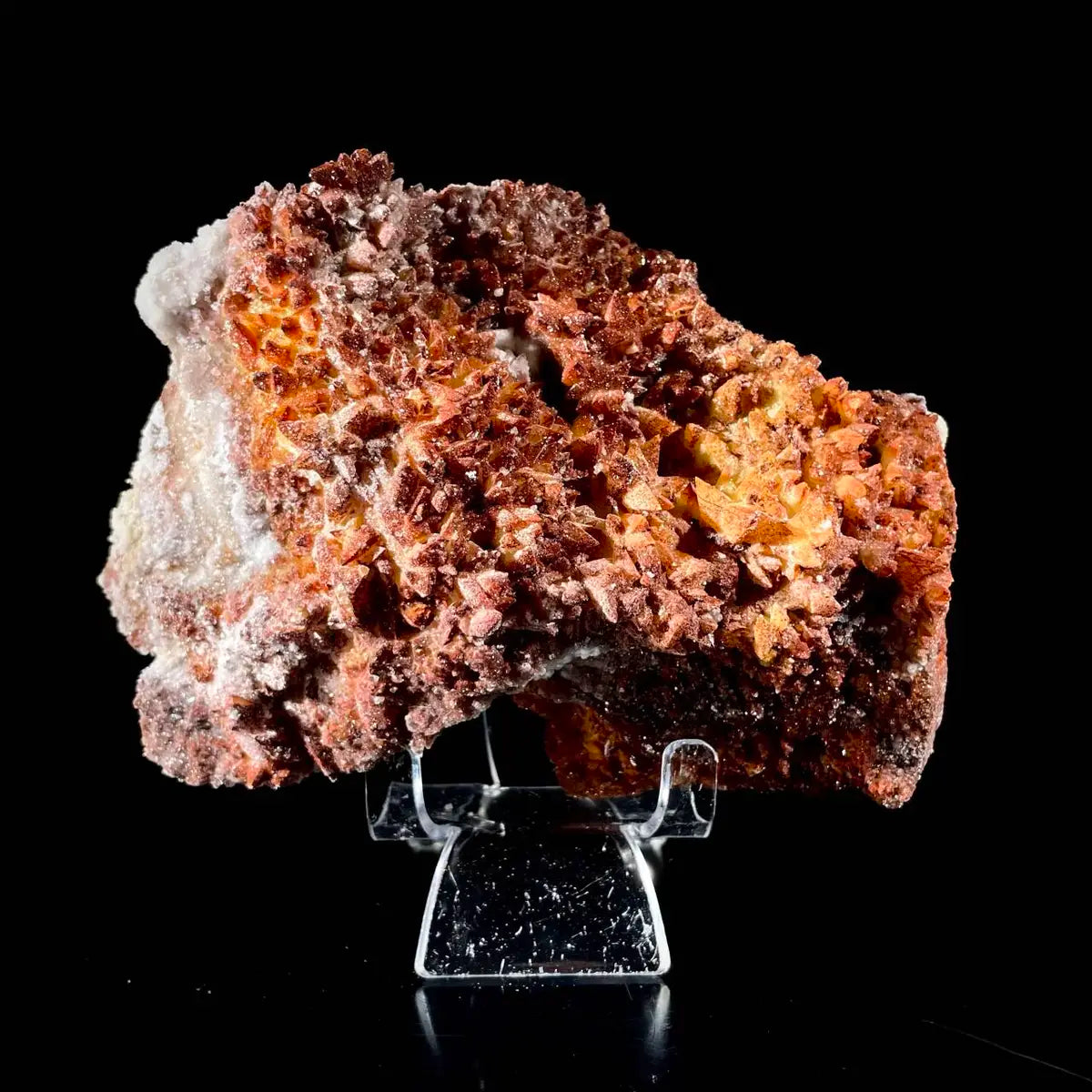 Natural Dogtooth Calcite with Selenite  on Matrix | Rare Mineral Association Specimen | Mineral Collection | 890 g | 15*11.5*5 cm