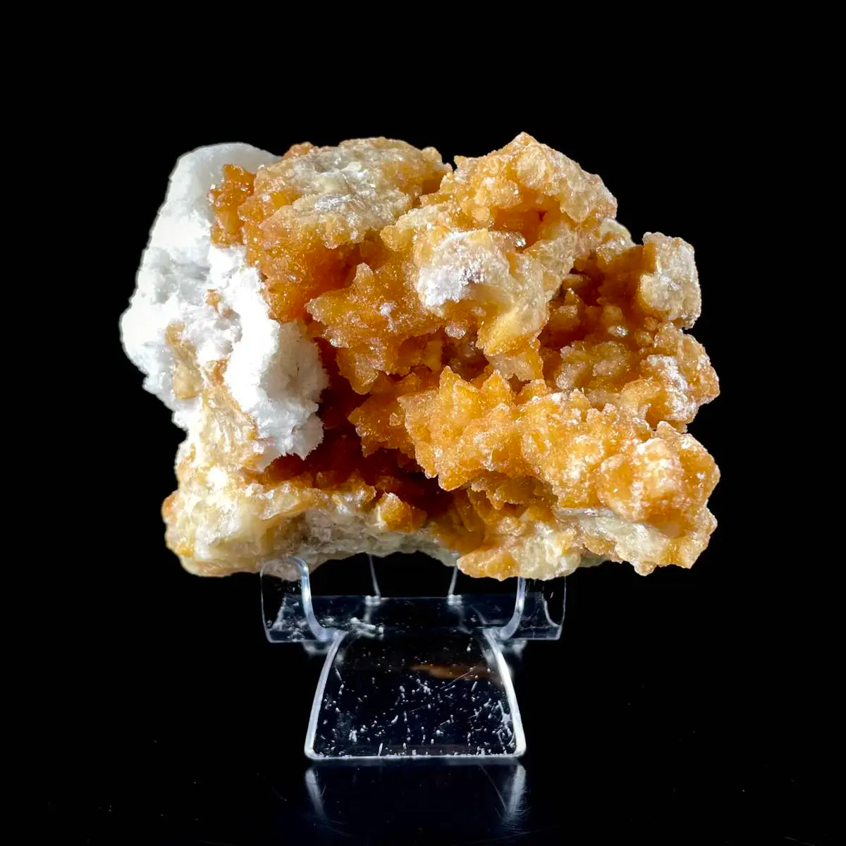 Natural Dogtooth Calcite with Selenite  on Matrix | Rare Mineral Association Specimen | Mineral Collection | 970 g | 12*8*9 cm