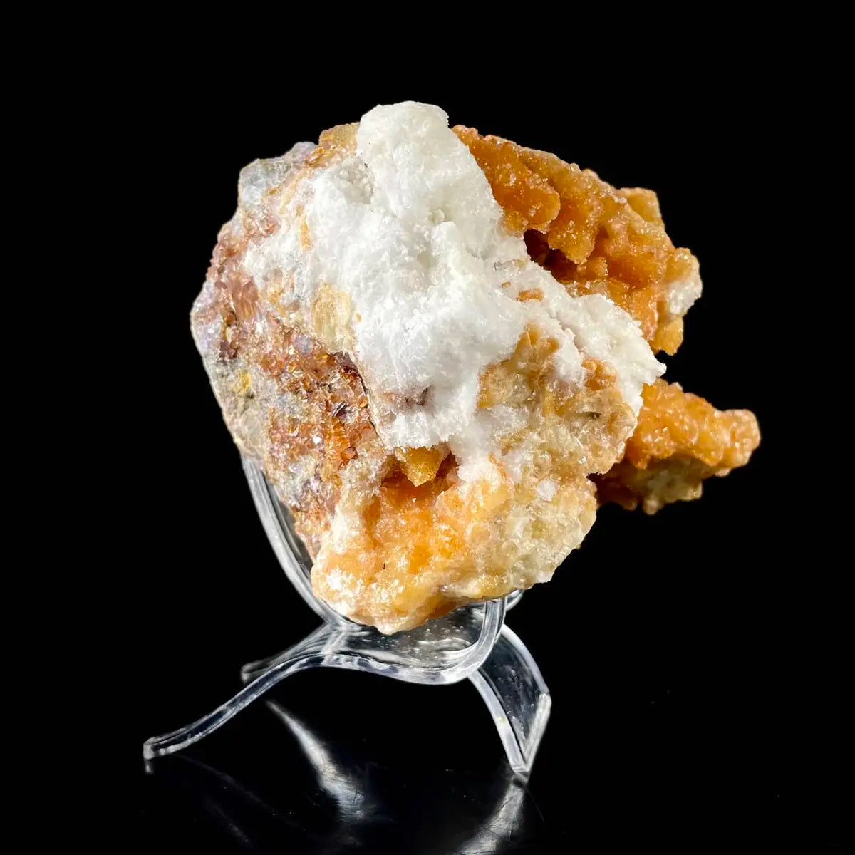 Natural Dogtooth Calcite with Selenite  on Matrix | Rare Mineral Association Specimen | Mineral Collection | 970 g | 12*8*9 cm