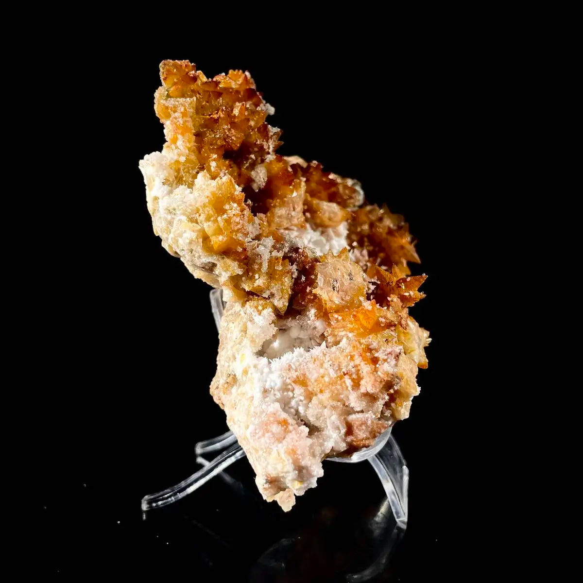 Natural Dogtooth Calcite with Selenite  on Matrix | Rare Mineral Association Specimen | Mineral Collection | 630 g | 15*11.5*6 cm