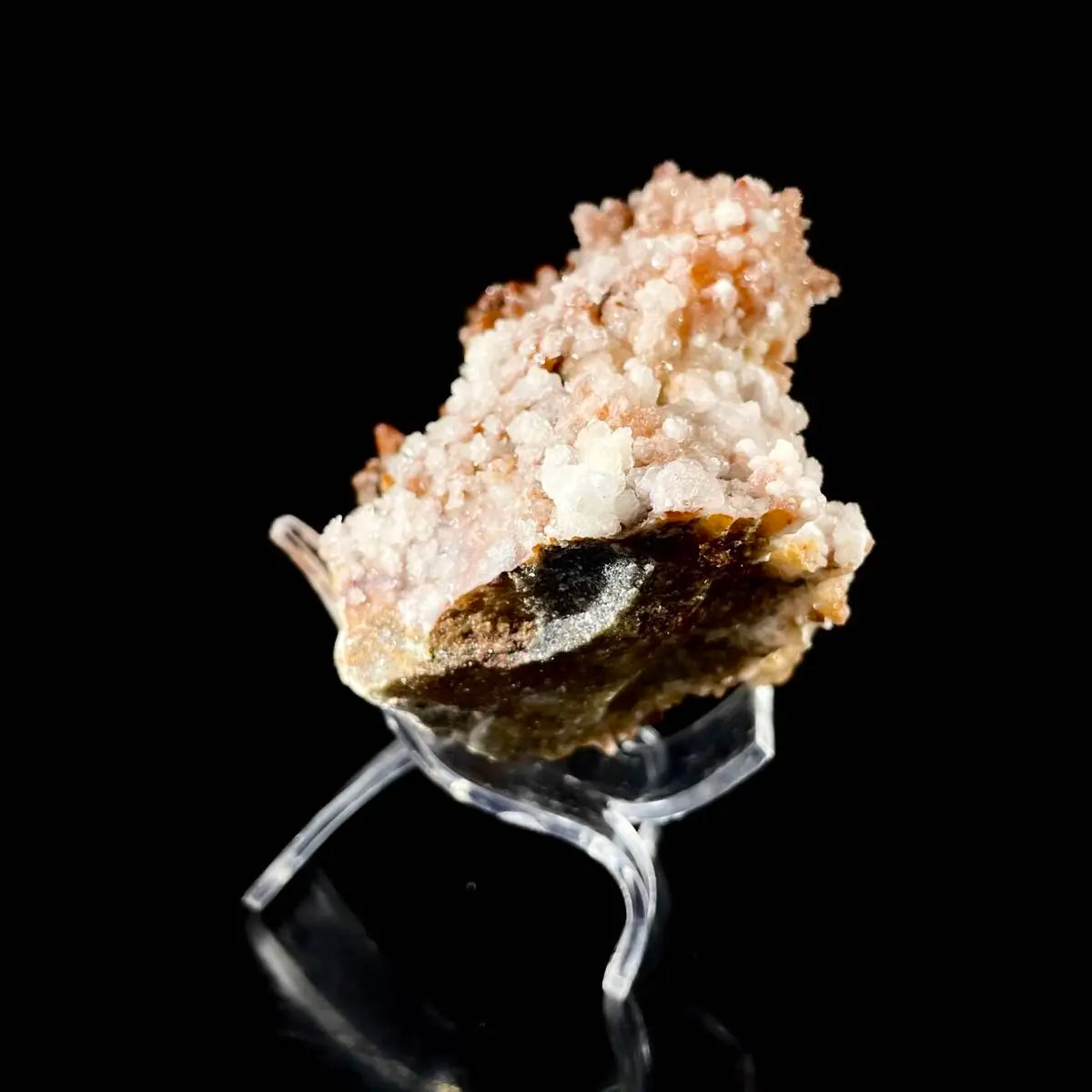 Natural Dogtooth Calcite with Selenite  on Matrix | Rare Mineral Association Specimen | Mineral Collection | 650 g | 16*8.5*7.5 cm
