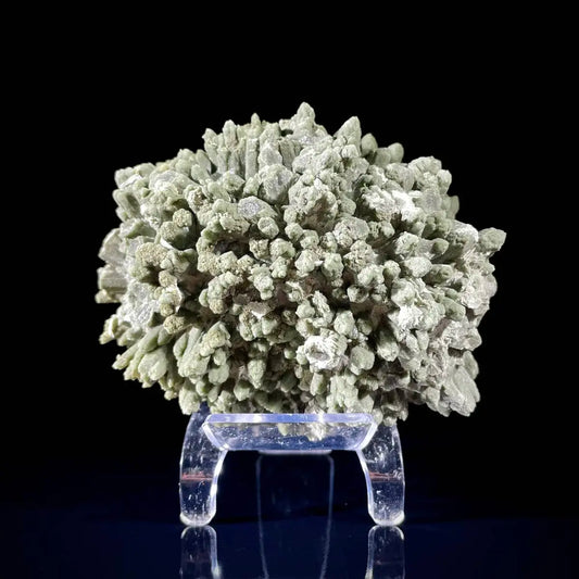 Natural Green Quartz Cluster on Matrix | Rare Colored Quartz Mineral Specimen | Mineral Collection | 660 g | 11*8*5.5 cm