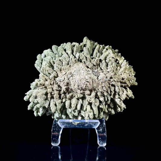Natural Green Quartz Cluster on Matrix | Rare Colored Quartz Mineral Specimen | Mineral Collection | 660 g | 11*8*5.5 cm