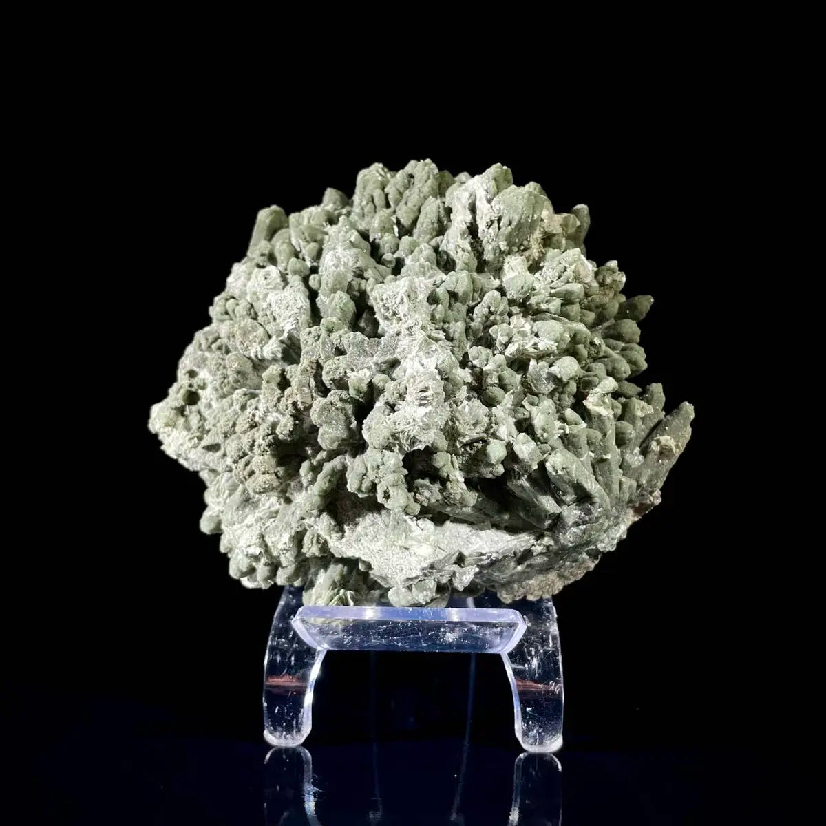 Natural Green Quartz Cluster on Matrix | Rare Colored Quartz Mineral Specimen | Mineral Collection | 620 g | 10*10*6 cm