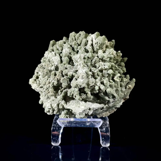 Natural Green Quartz Cluster on Matrix | Rare Colored Quartz Mineral Specimen | Mineral Collection | 620 g | 10*10*6 cm