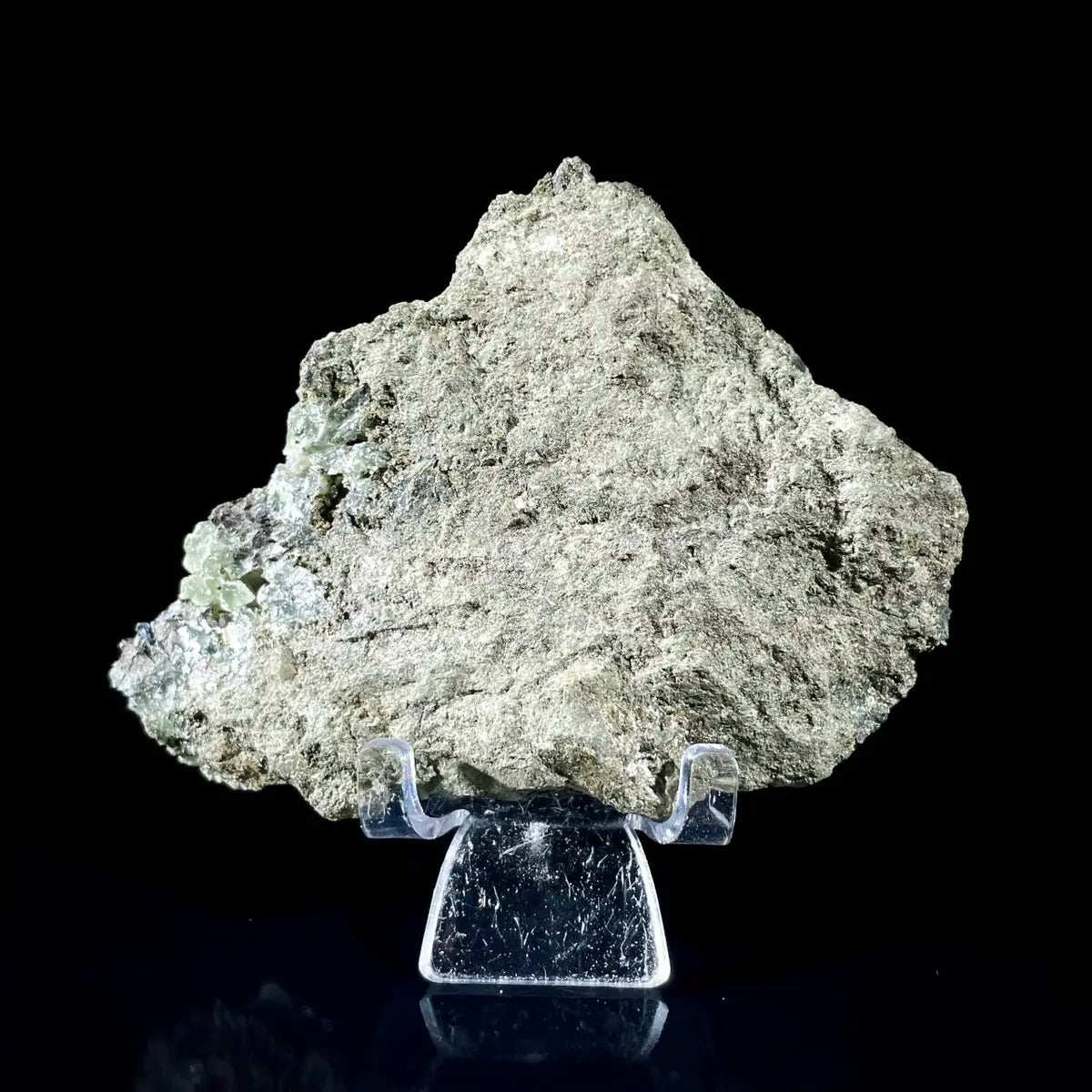 Natural Green Quartz Cluster on Matrix | Rare Colored Quartz Mineral Specimen | Mineral Collection | 170 g | 11*8.5*2.5 cm