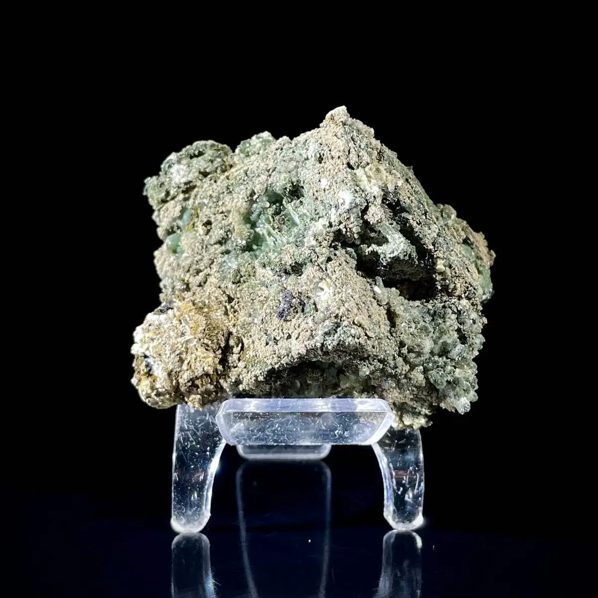 Natural Green Quartz Cluster on Matrix | Rare Colored Quartz Mineral Specimen | Mineral Collection | 120 g | 7*5*4.5 cm