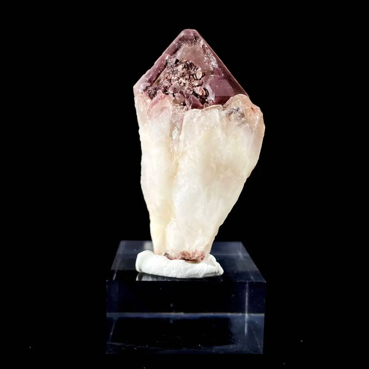 Natural Red Phantom Elestial Quartz  on Matrix | Rare Phantom Quartz Mineral Specimen | High-Grade Collector’s Piece | 110 g | 7.5*4*4 cm