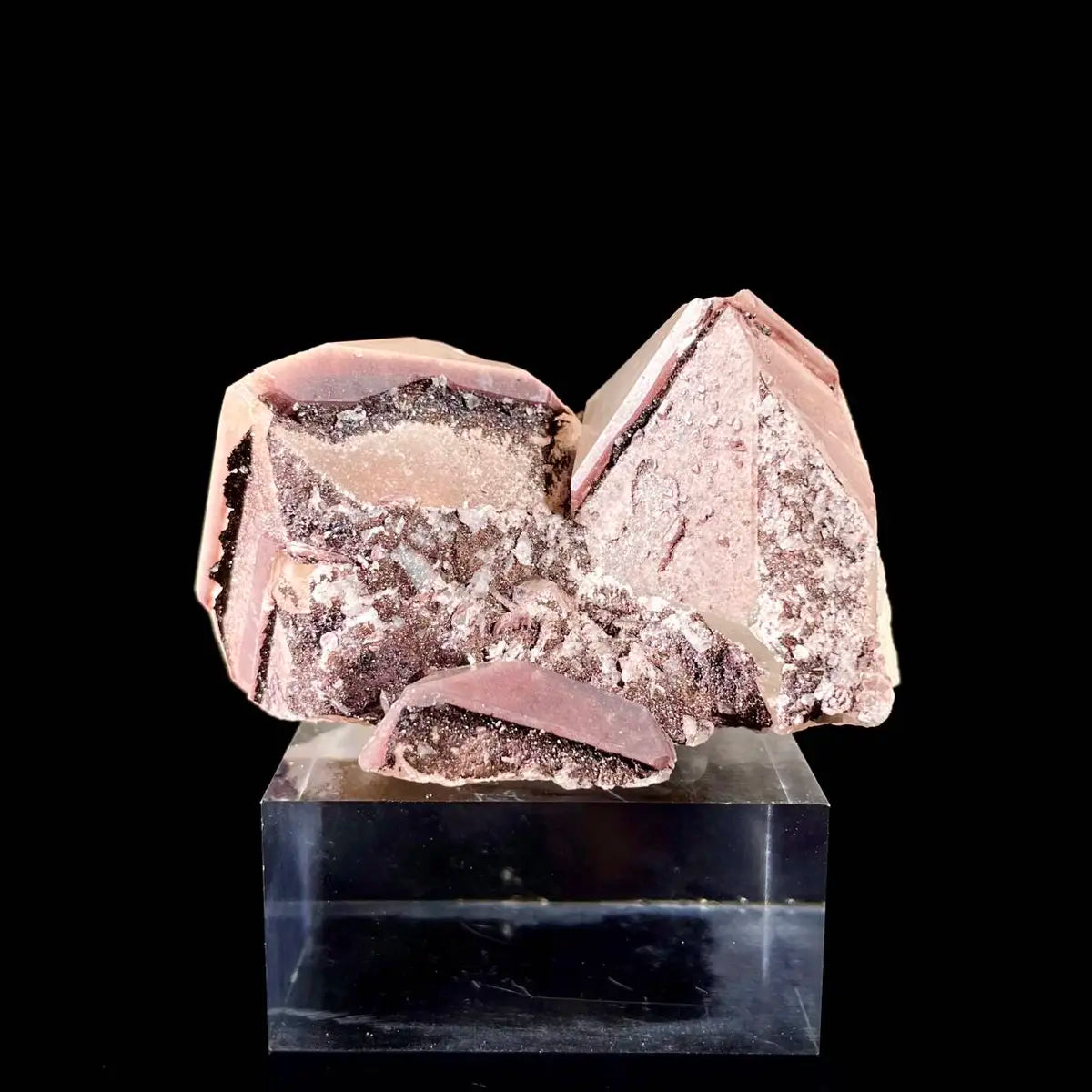 Natural Red Phantom Elestial Quartz  on Matrix | Rare Phantom Quartz Mineral Specimen | High-Grade Collector’s Piece | 150 g | 6.5*6*5 cm
