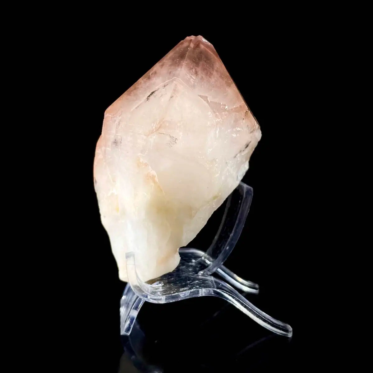 Natural Red Phantom Elestial Quartz  on Matrix | Rare Phantom Quartz Mineral Specimen | High-Grade Collector’s Piece | 200 g | 9*4.5*5 cm