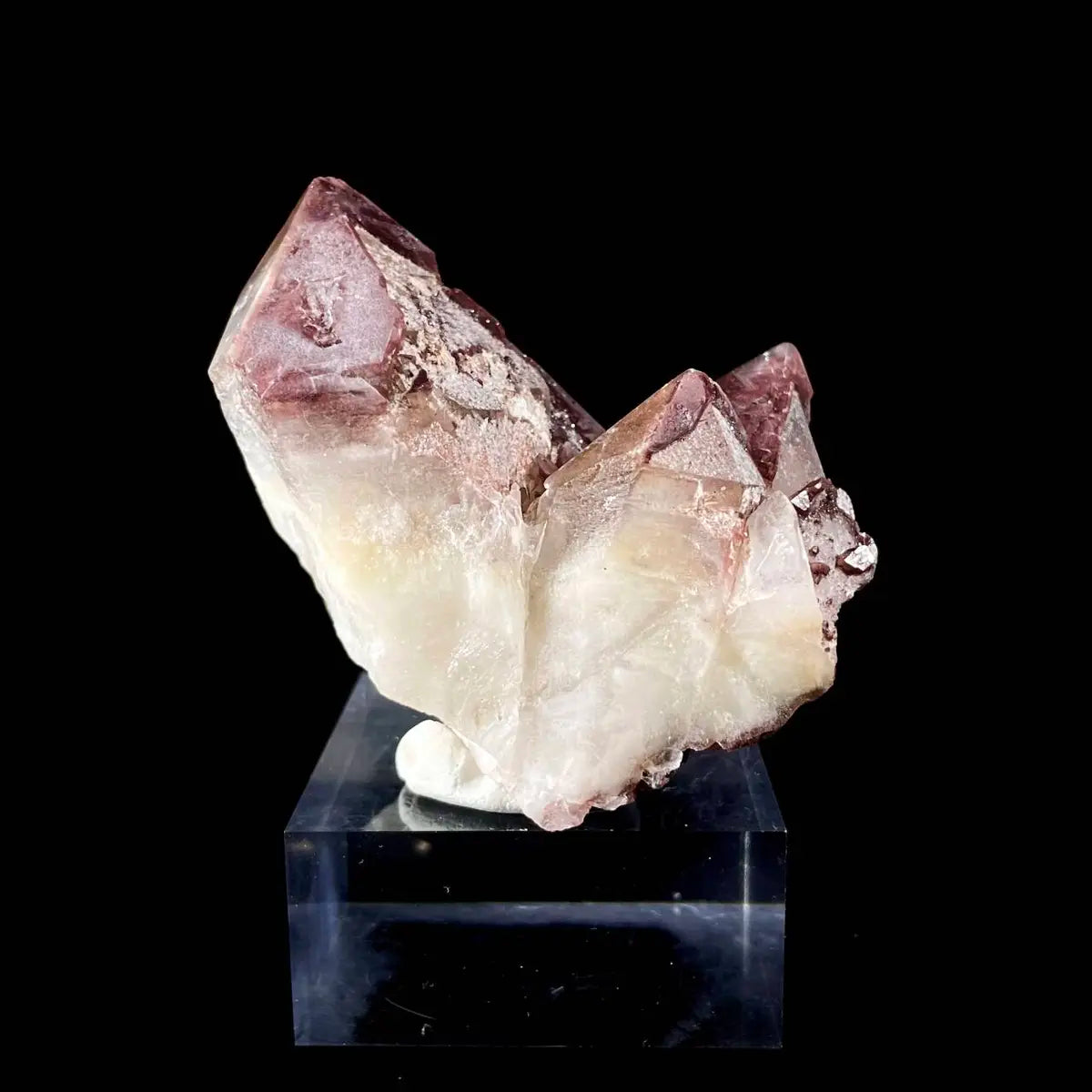 Natural Red Phantom Elestial Quartz on Matrix | Rare Phantom Quartz Mineral Specimen | High-Grade Collector’s Piece | 160 g | 6.5*7*3.5 cm