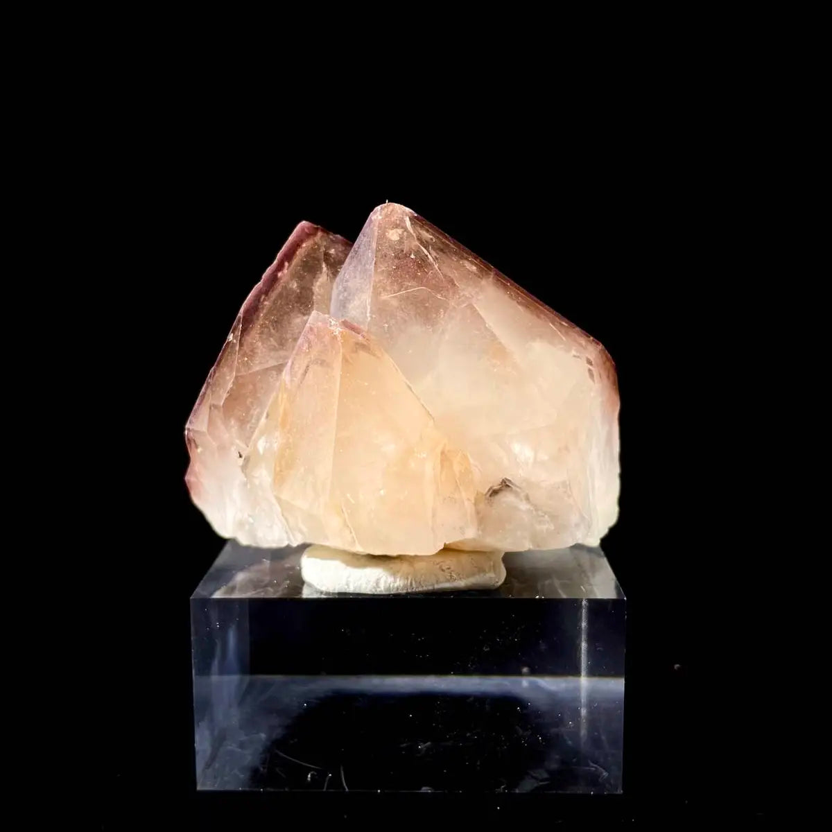 Natural Red Phantom Elestial Quartz on Matrix | Rare Phantom Quartz Mineral Specimen | High-Grade Collector’s Piece | 130 g | 4*5*5 cm
