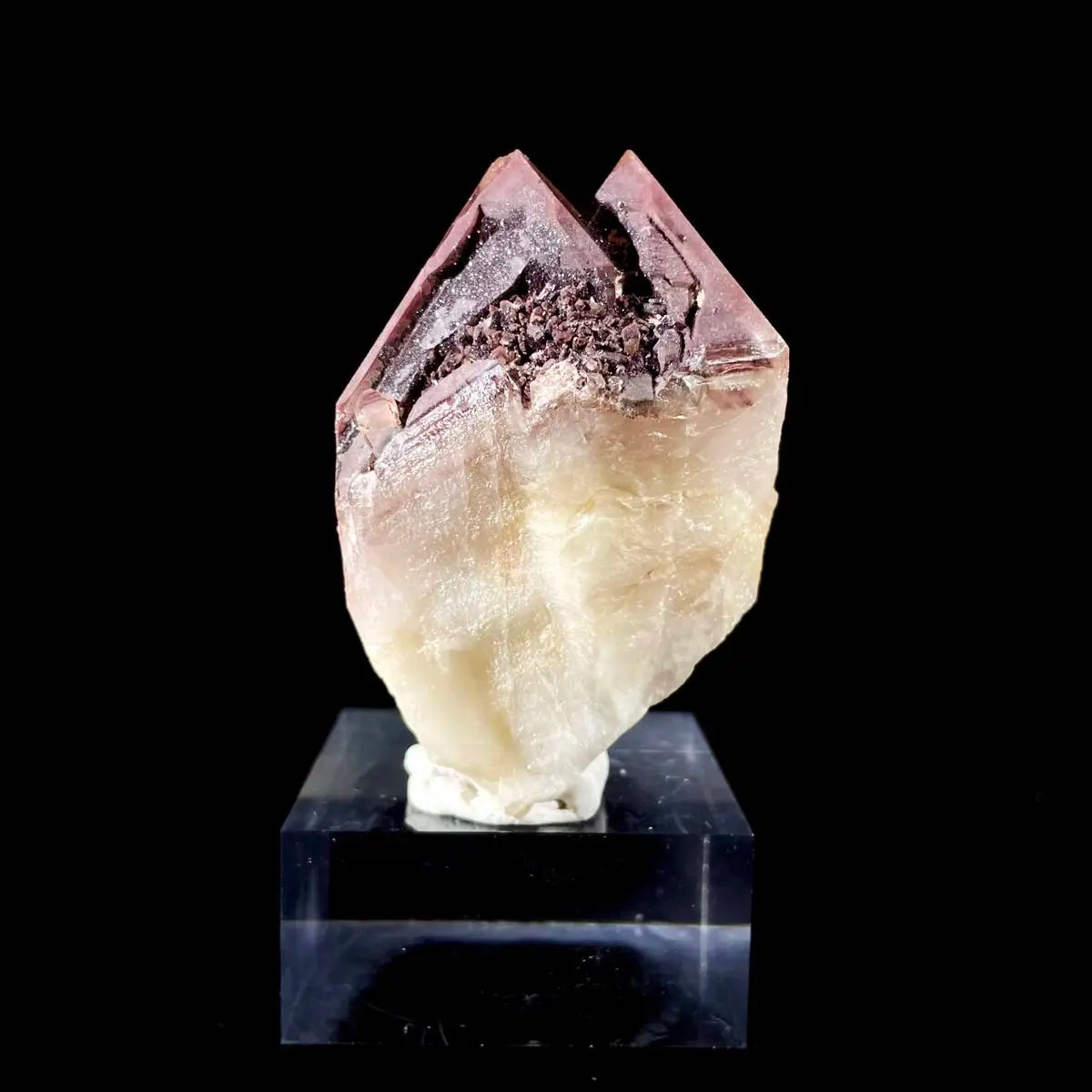 Natural Red Phantom Elestial Quartz on Matrix | Rare Phantom Quartz Mineral Specimen | High-Grade Collector’s Piece | 170 g | 7.5*5*4 cm