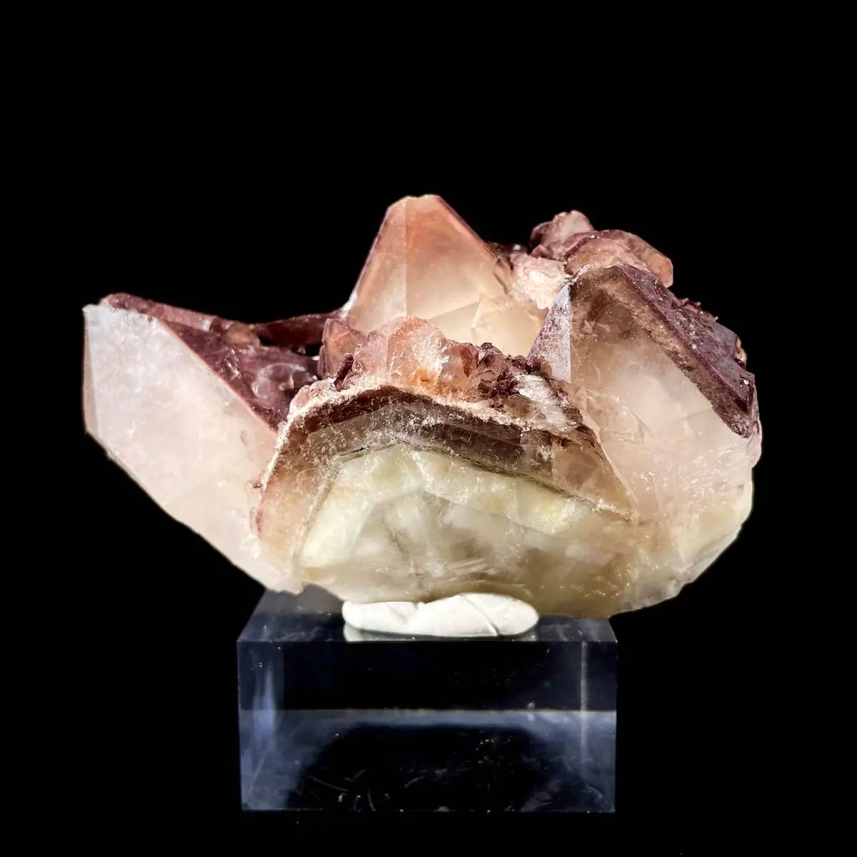 Natural Red Phantom Elestial Quartz on Matrix | Rare Phantom Quartz Mineral Specimen | High-Grade Collector’s Piece | 190 g | 9*5.5*4.5 cm