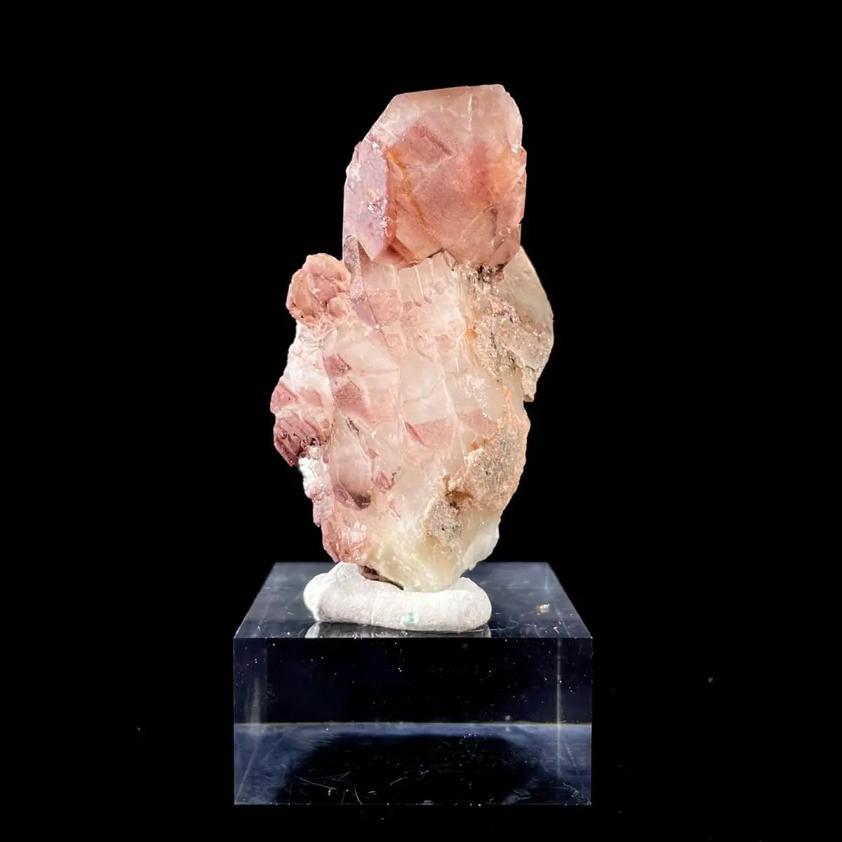Natural Red Phantom Elestial Quartz on Matrix | Rare Phantom Quartz Mineral Specimen | High-Grade Collector’s Piece | 120 g | 7.5*4.5*4 cm