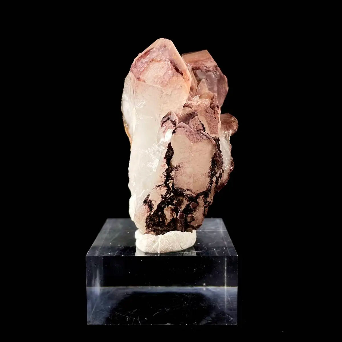 Natural Red Phantom Elestial Quartz on Matrix | Rare Phantom Quartz Mineral Specimen | High-Grade Collector’s Piece | 120 g | 7.5*4.5*4 cm