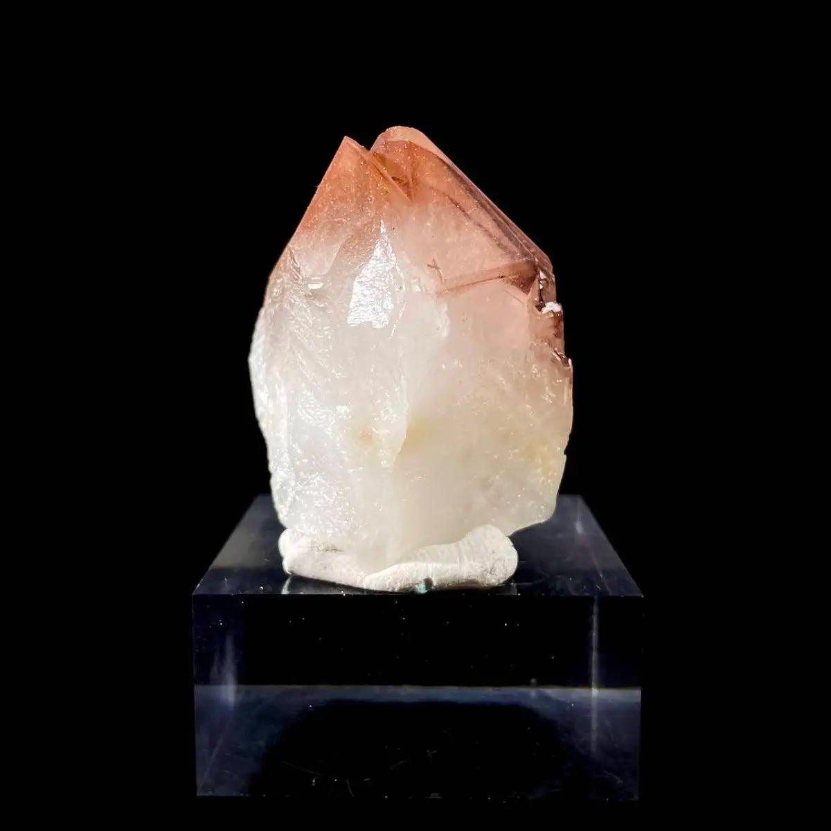Natural Red Phantom Elestial Quartz on Matrix | Rare Phantom Quartz Mineral Specimen | High-Grade Collector’s Piece | 70 g | 5*4*3.5 cm