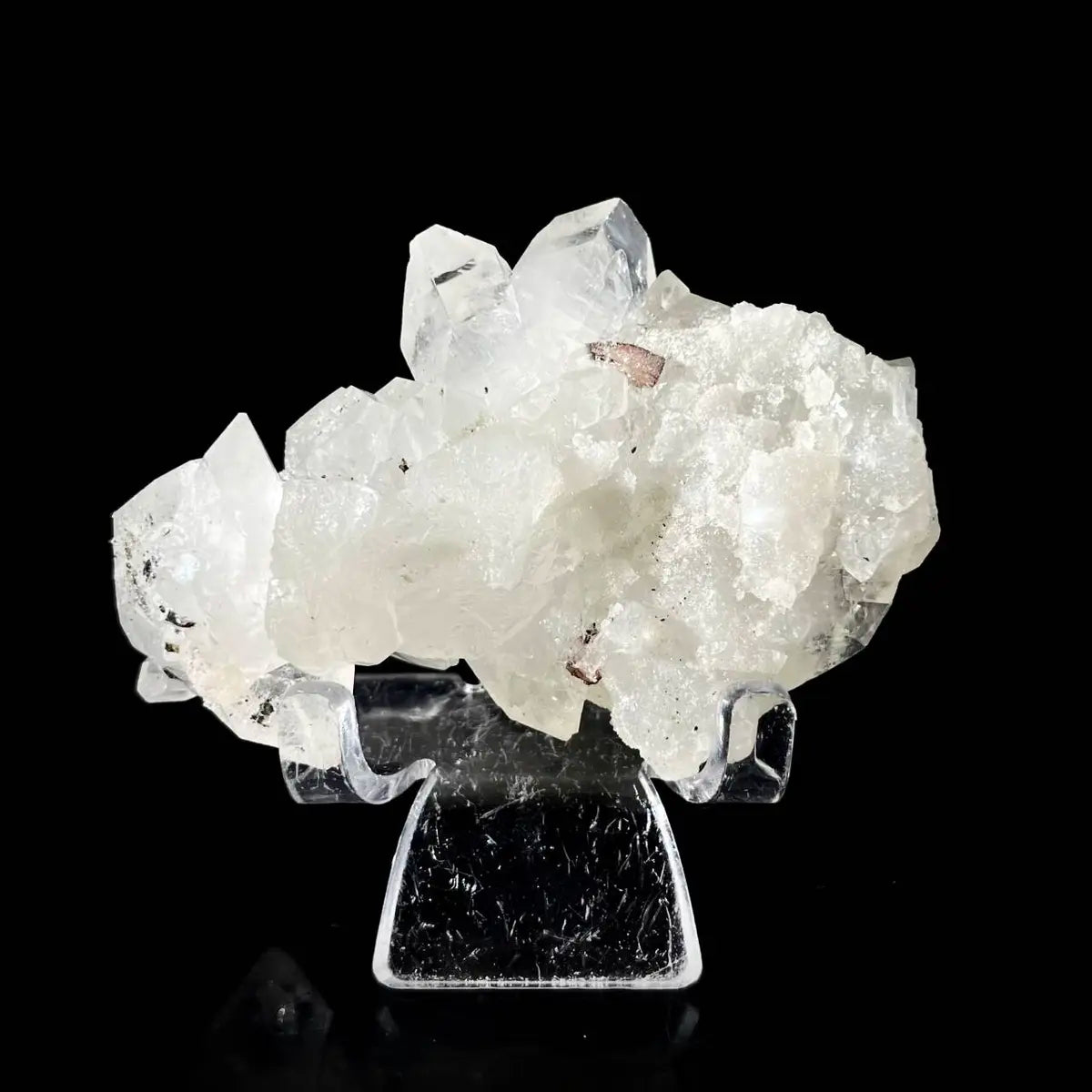 Natural Indian  Diamond Aphophyllite Specimen | Rare Crystal Habit Mineral on Matrix | Collector’s Grade | 110 g | 7.5*5.5*4 cm