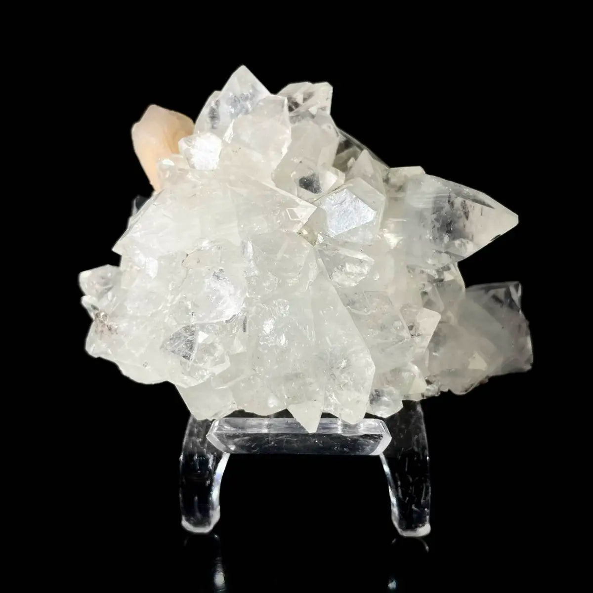 Natural Indian  Diamond Aphophyllite Specimen | Rare Crystal Habit Mineral on Matrix | Collector’s Grade | 190 g | 8.5*6*4.5 cm