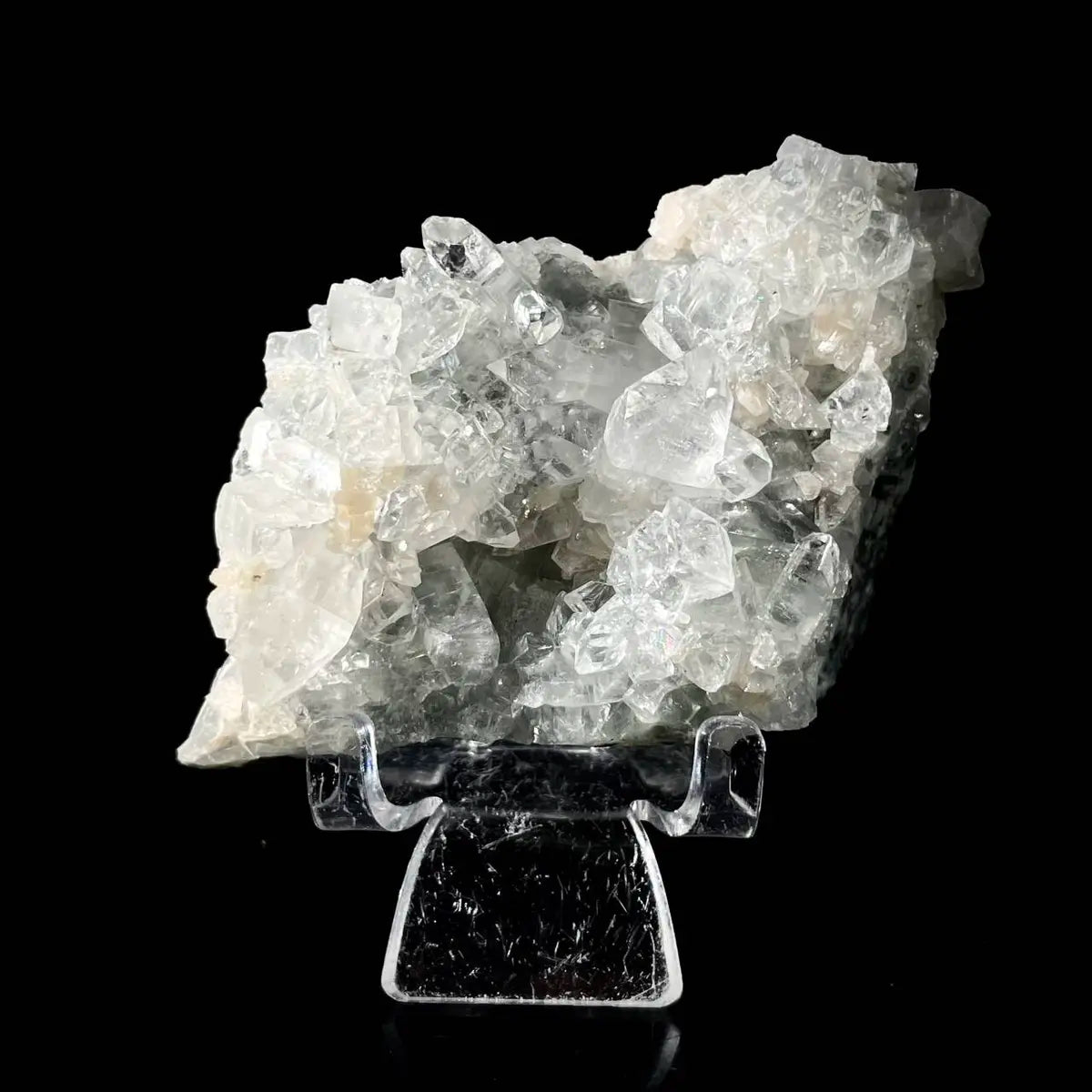 Natural Indian  Diamond Aphophyllite Specimen | Rare Crystal Habit Mineral on Matrix | Collector’s Grade | 170 g | 10.5*7*3.5 cm