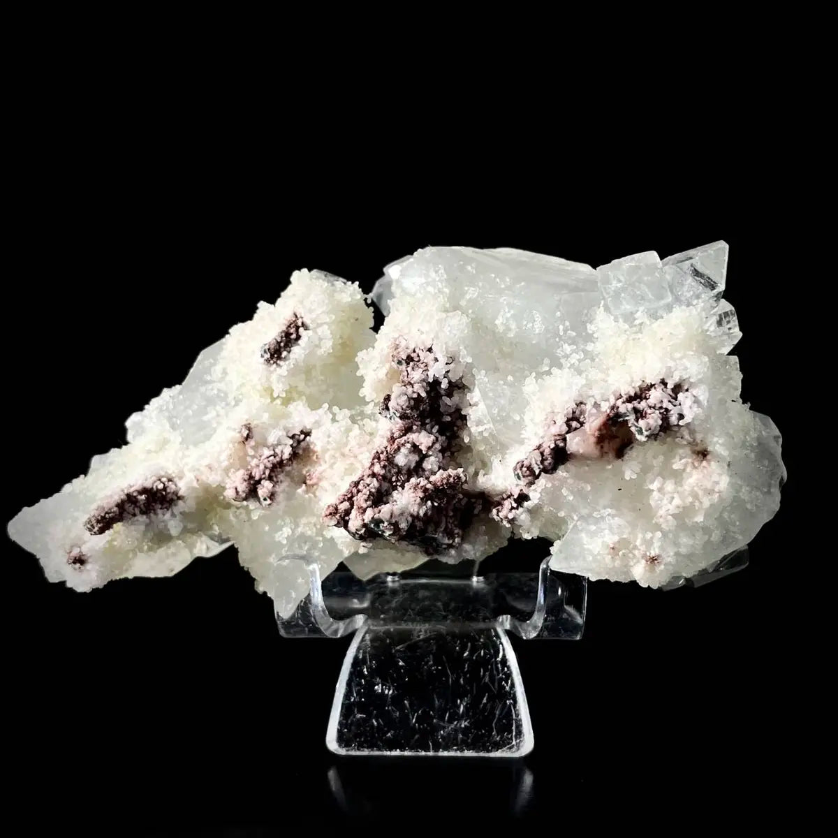 Natural Indian  Diamond Aphophyllite Specimen | Rare Crystal Habit Mineral on Matrix | Collector’s Grade | 200 g | 11.5*5.5*5 cm