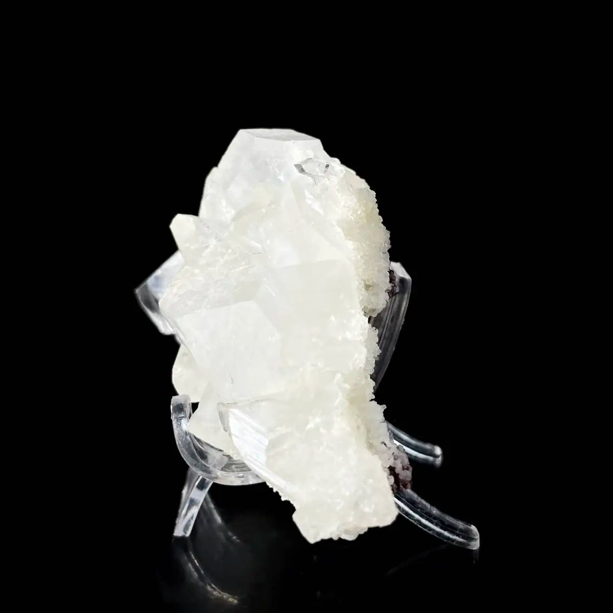 Natural Indian  Diamond Aphophyllite Specimen | Rare Crystal Habit Mineral on Matrix | Collector’s Grade | 200 g | 11.5*5.5*5 cm