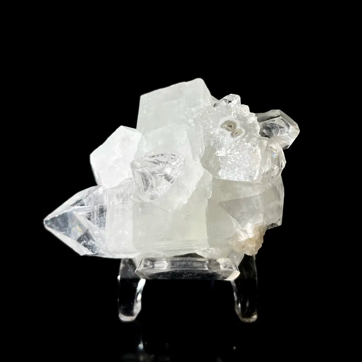Natural Indian  Diamond Aphophyllite Specimen | Rare Crystal Habit Mineral on Matrix | Collector’s Grade | 40 g | 5.5*3.5*3 cm