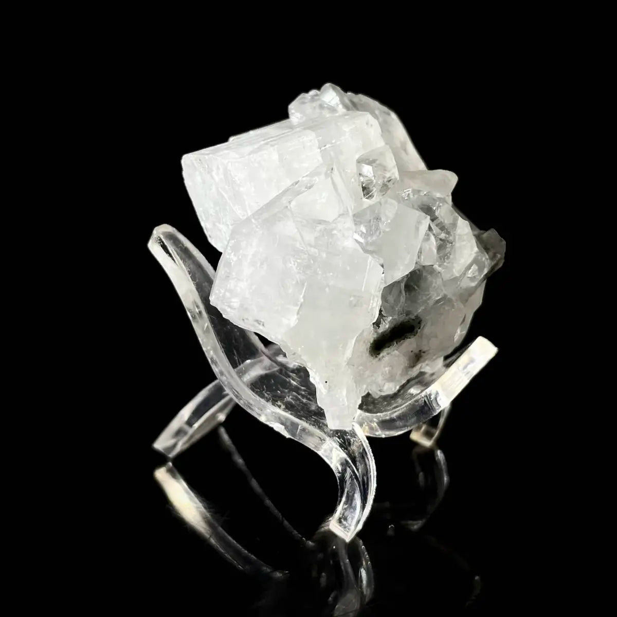 Natural Indian  Diamond Aphophyllite Specimen | Rare Crystal Habit Mineral on Matrix | Collector’s Grade | 40 g | 4.5*2.5*3.5 cm