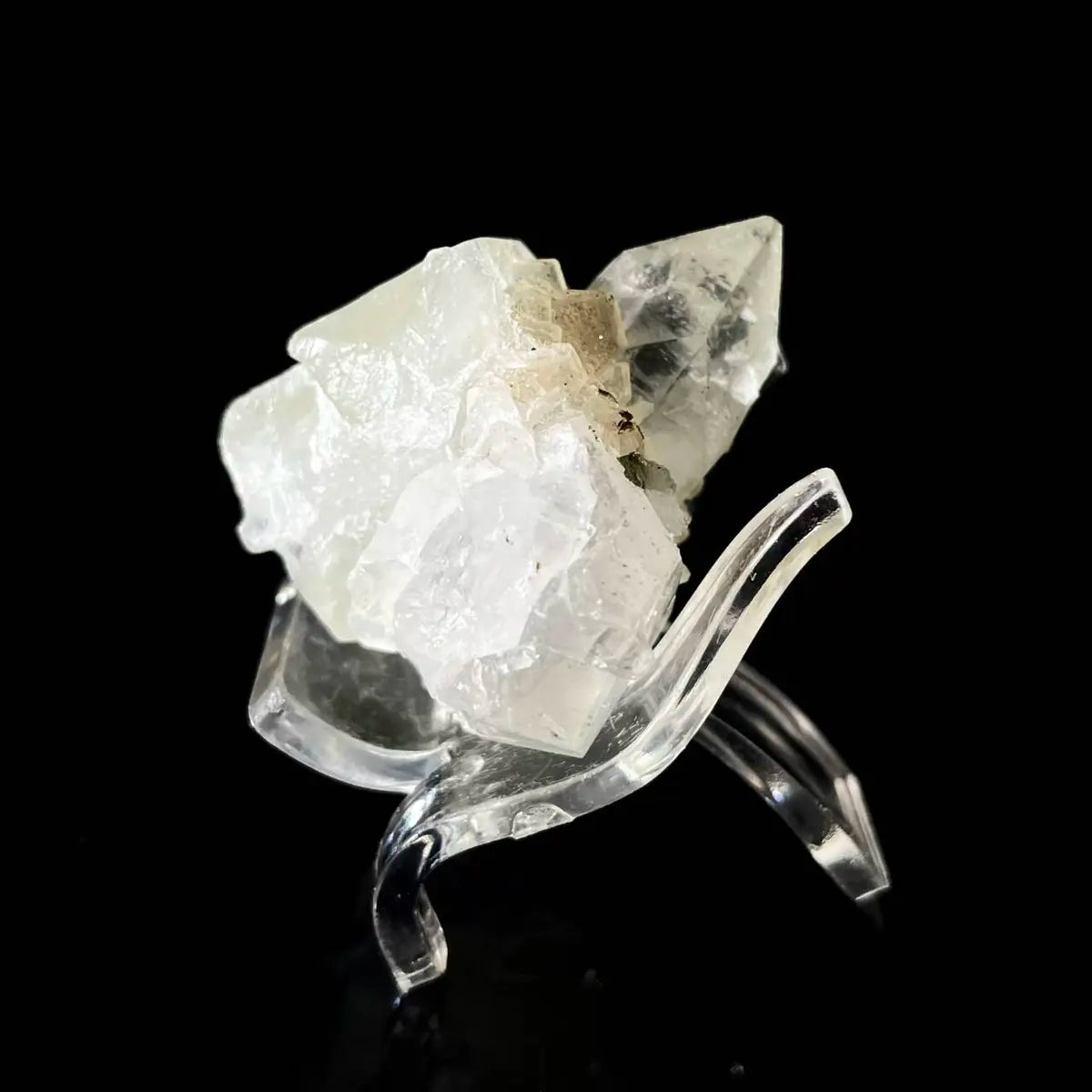 Natural Indian  Diamond Aphophyllite Specimen | Rare Crystal Habit Mineral on Matrix | Collector’s Grade | 30 g | 5*3.5*2.5 cm