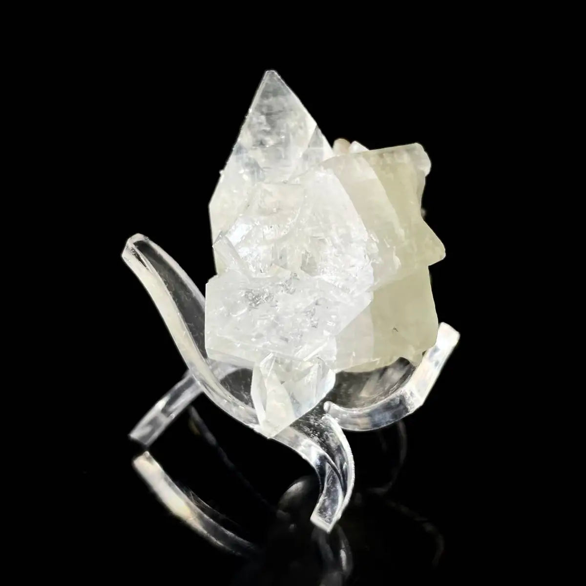 Natural Indian  Diamond Aphophyllite Specimen | Rare Crystal Habit Mineral on Matrix | Collector’s Grade | 30 g | 5*3.5*2.5 cm