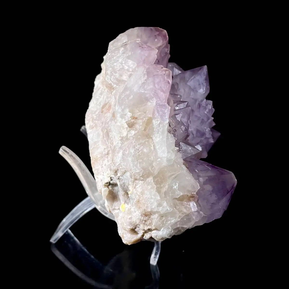Cactus Quartz Crystal Cluster (Spirit Quartz) | Natural Quartz Mineral Specimen | 1020 g | 14.5*9*7 cm