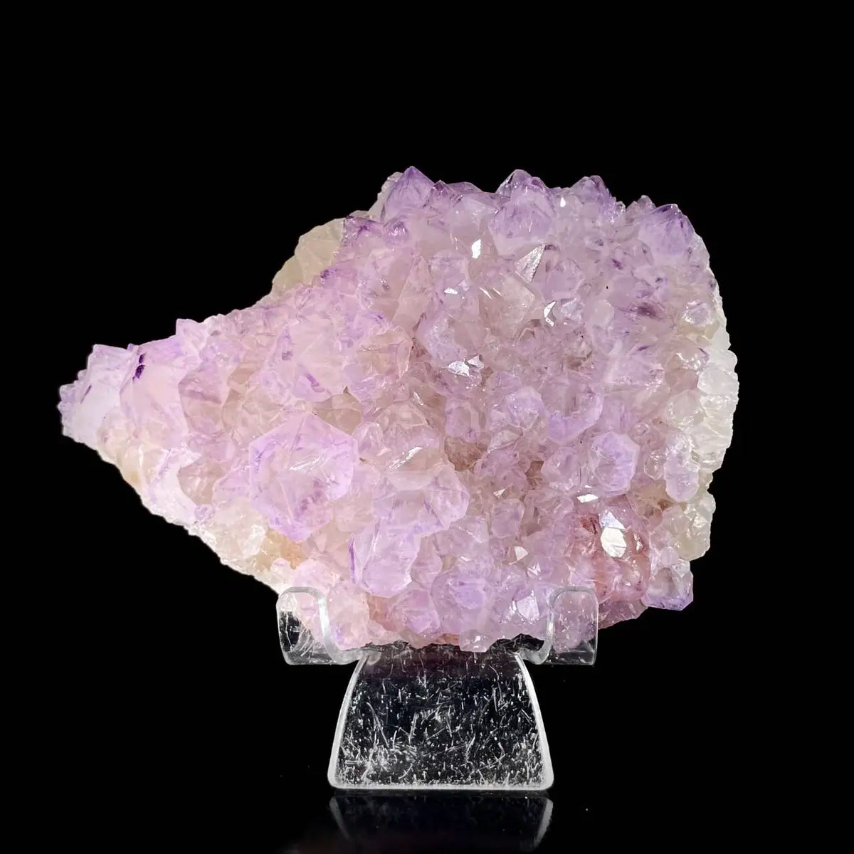 Cactus Quartz Crystal Cluster (Spirit Quartz) | Natural Quartz Mineral Specimen | 720 g | 13*10*4.5 cm