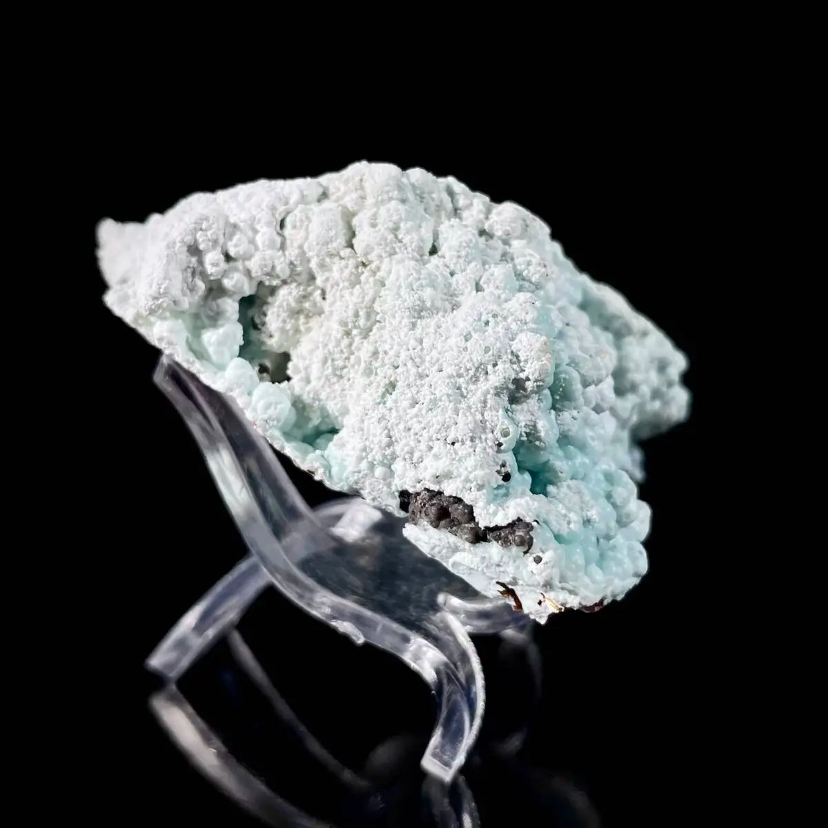 Gibbsite with Hemimorphite Mineral Specimen | Natural Associated Crystal Cluster | 40 g | 5.5*5.5*2.5 cm