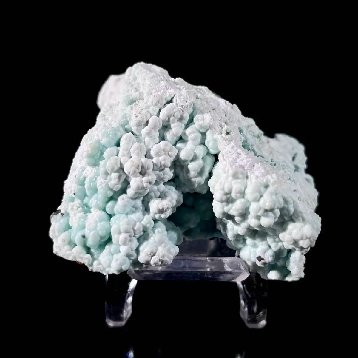 Gibbsite with Hemimorphite Mineral Specimen | Natural Associated Crystal Cluster | 40 g | 5.5*5.5*2.5 cm